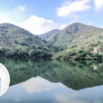 古洞水塘《壹》：眺望麒麟山與古洞水塘的湖面倒影