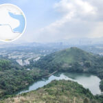 東心排山路小徑：俯瞰古洞心形水塘全景