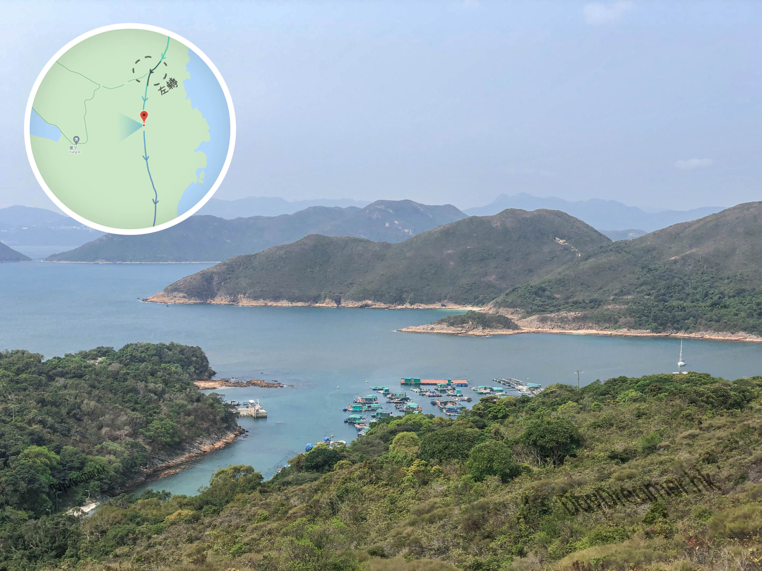 白虎山徑《遠望 • 東丫村》