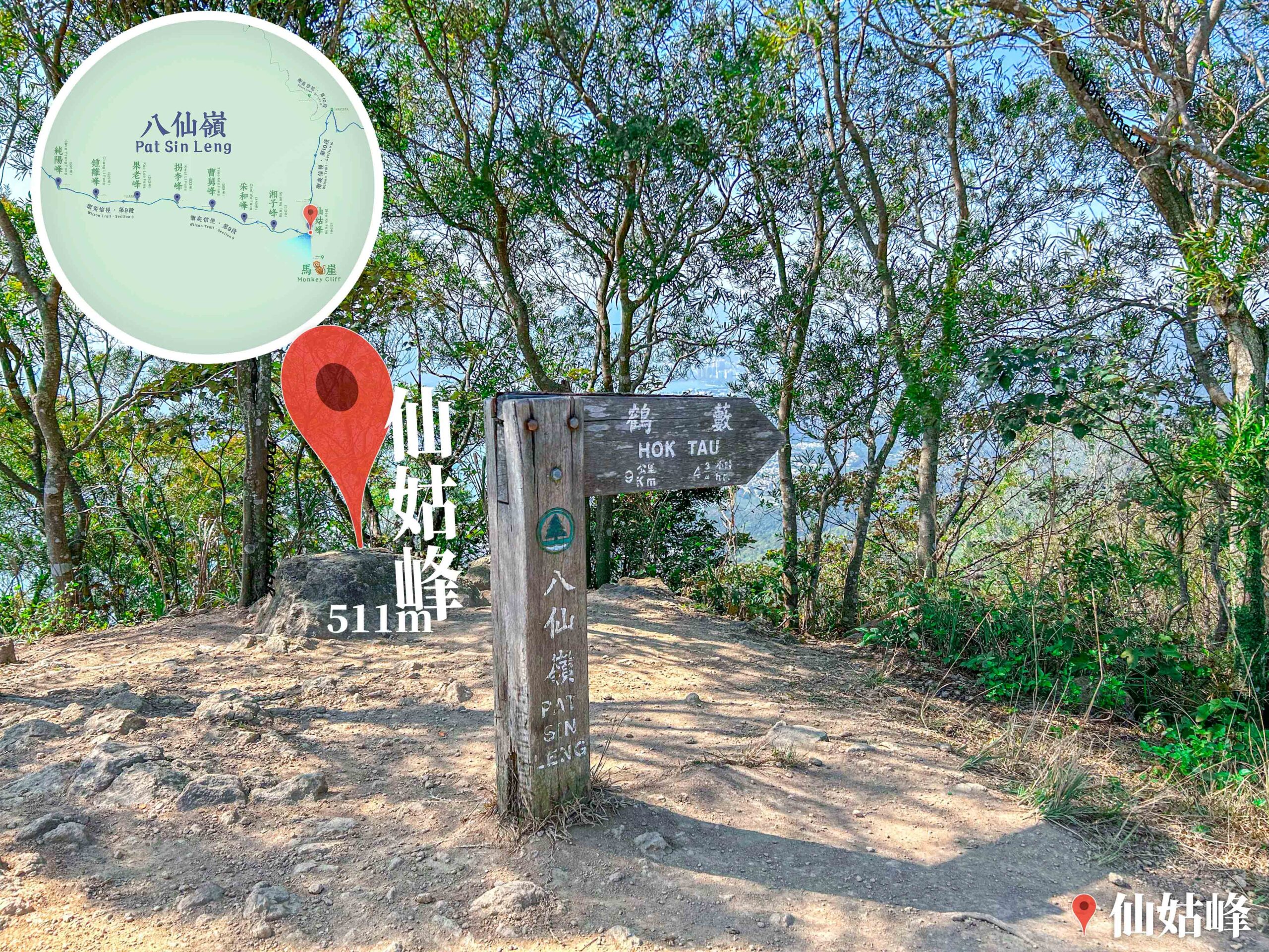 仙姑峰《鶴藪 • 路牌》