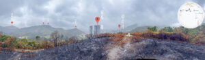 焦黑的山頭《全景》