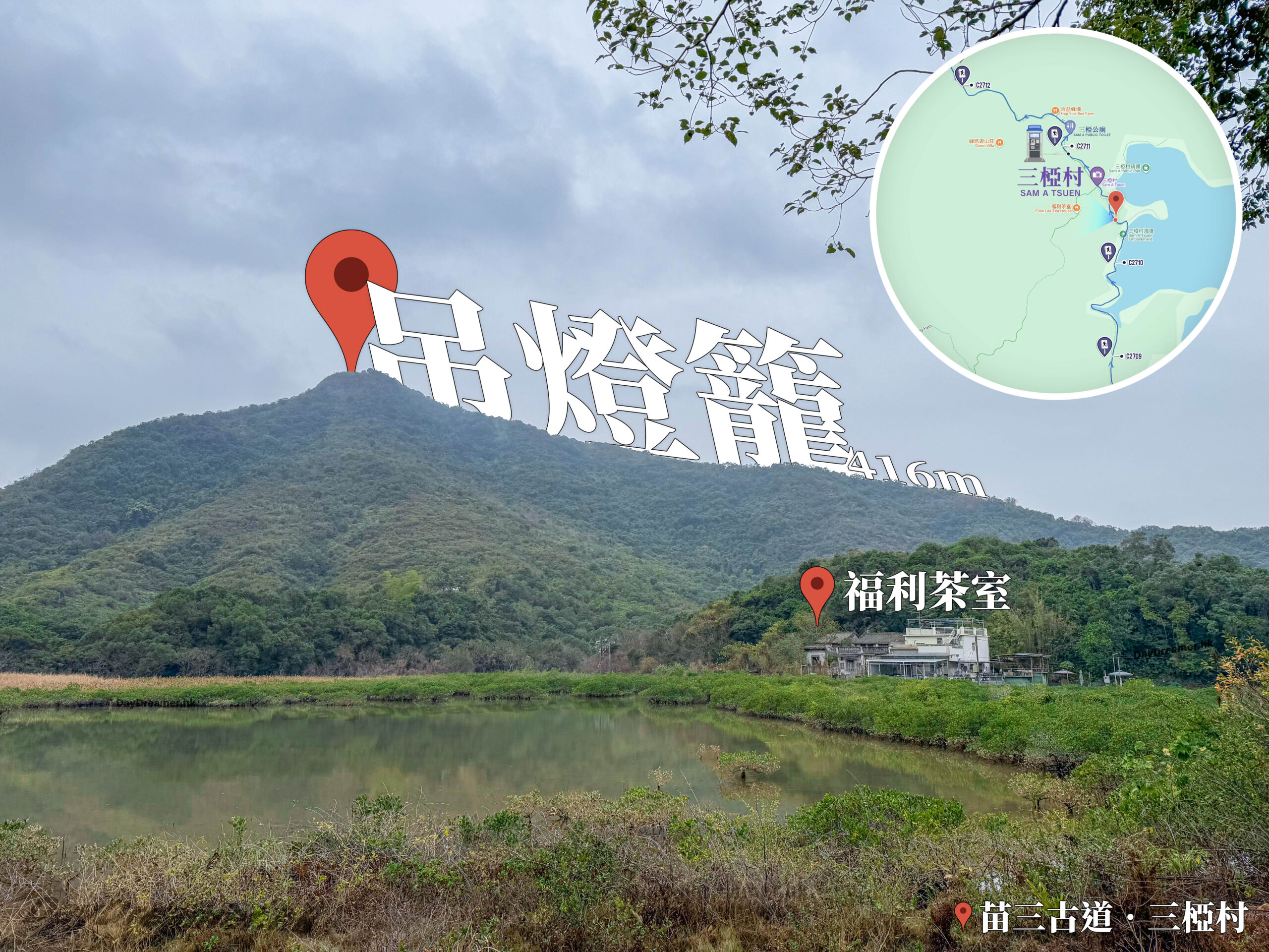 三椏村 • 村口《仰望望 • 吊燈籠🏮》