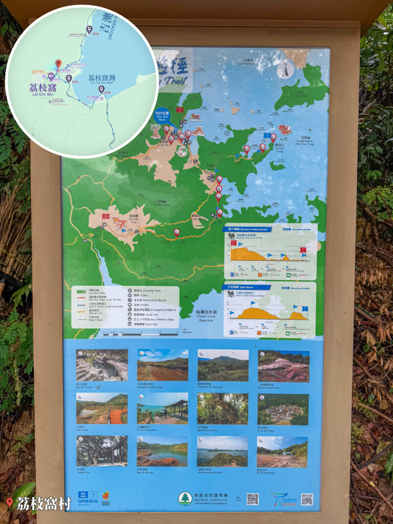 遊覽資訊板《印洲塘 • 郊遊徑》｜荔枝窩村《貳》