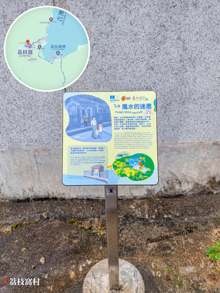 遊覽資訊牌《風水的迷思》