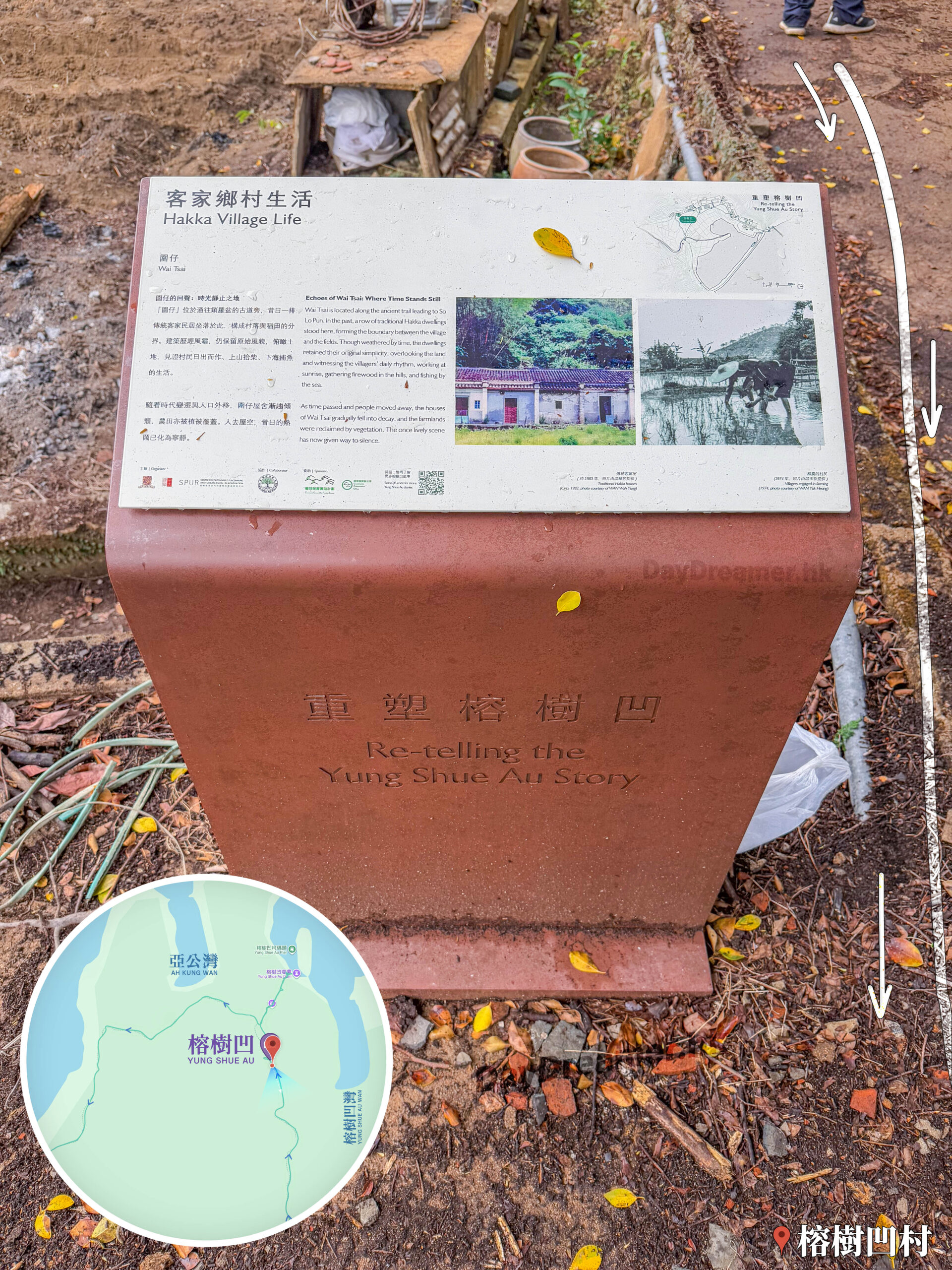 遊覽資訊牌《客家鄉村生活 • 圍仔》