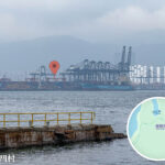 Yung Shue Au Bay, Distant View of Yantian Port | Focal Length: 120mm